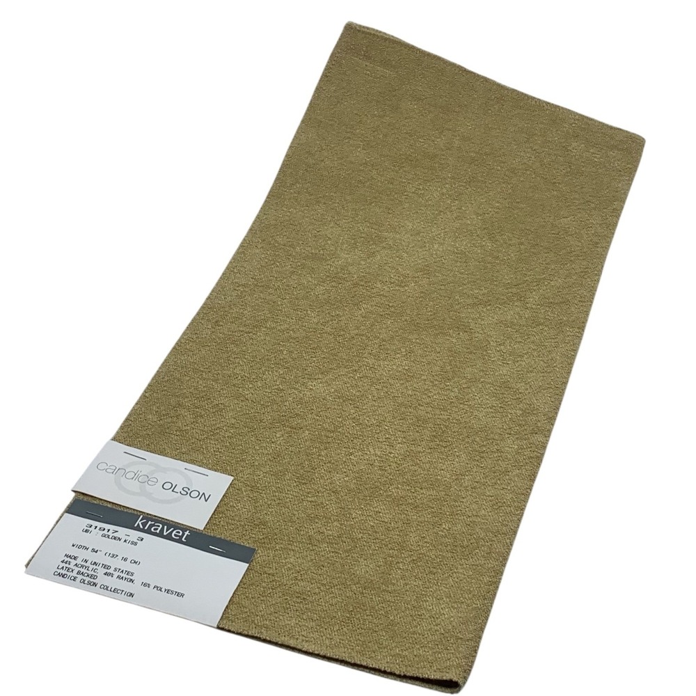 Kravet Candice Olson Golden Kiss Fabric Sample Textured Gold Remnant Crafts